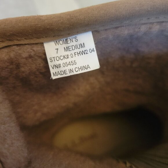 L.L. Bean Womens Medium Suede Winter Boots With Rubber Sole Size 7 - Picture 4 of 5